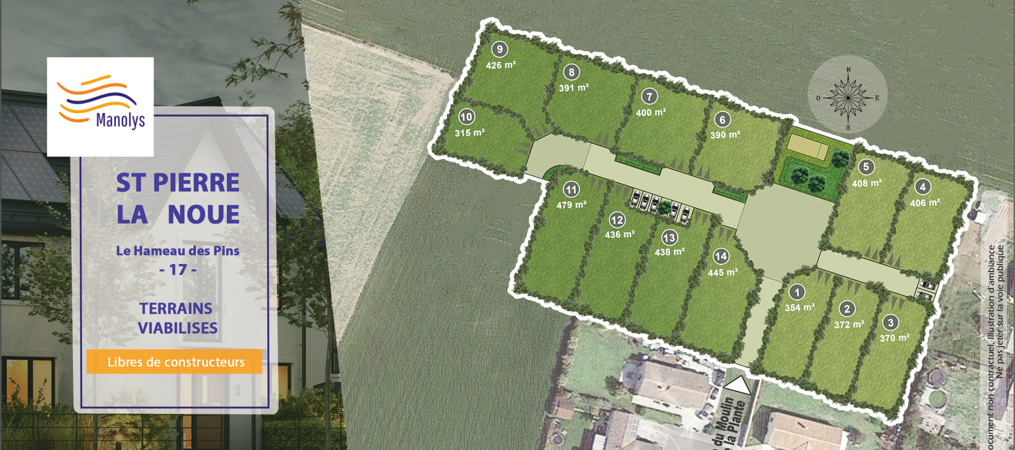 Terrains à vendre à St Pierre La Noue