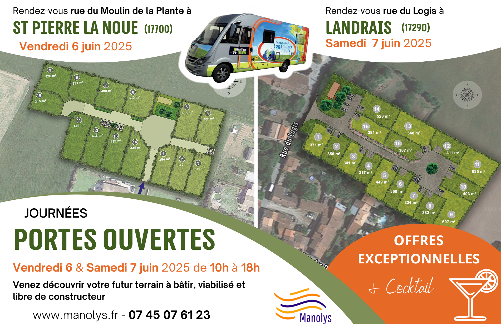 Portes Ouvertes 6 & 7 juin 2025 St Pierre la Noue et Landrais